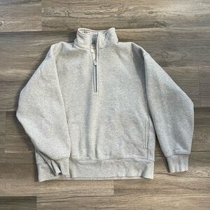Aritzia half zip mockneck